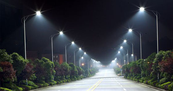 Urban road led lighting project
